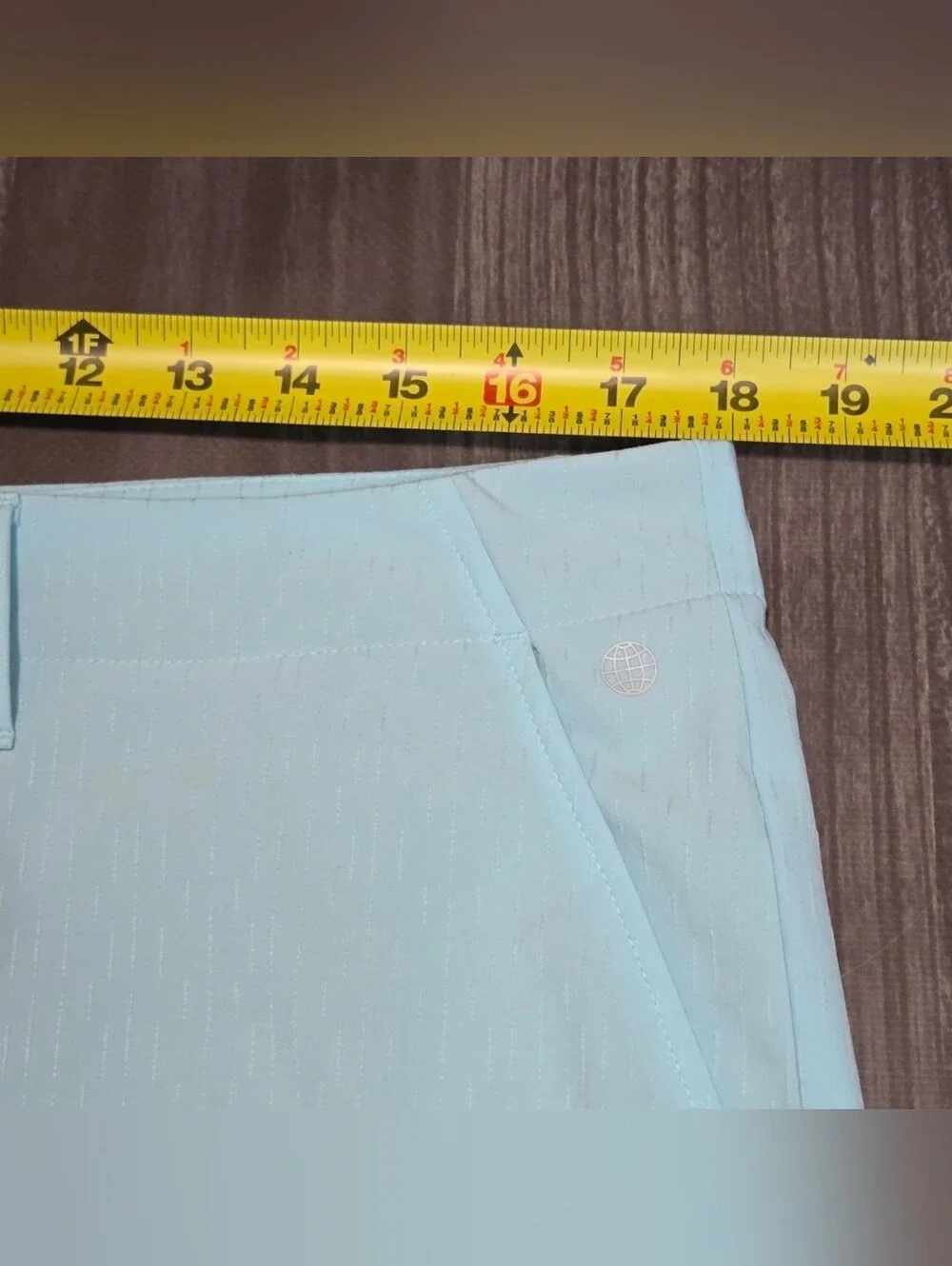 Adidas Mens Size 36 Aqua Blue Ultimate365 Textured Golf Performance Shorts